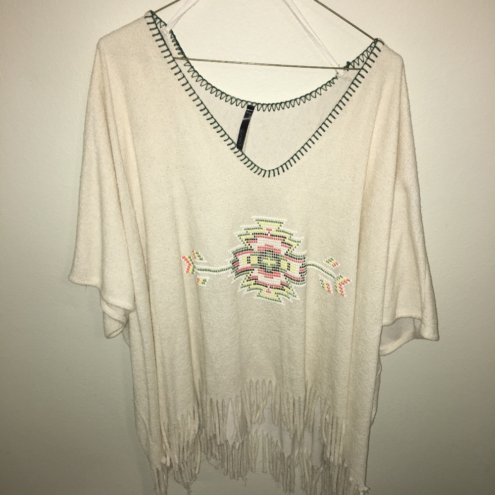 Fringe Aztec Tunic